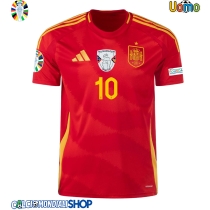 Maglie da calcio Spagna Dani Olmo #10 Prima Maglia Europei 2024 Manica Corta